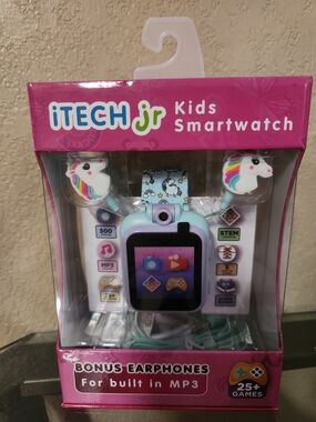iTECH jr Kids Smartwatch - Unicorn Mint Pink
